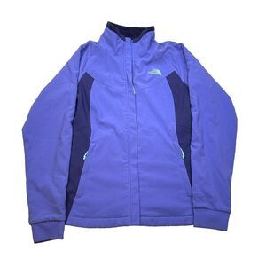 The North Face‎ Windwall Jacket Womens Medium Lavender Purple Fleece Lined
